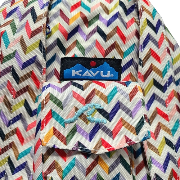 Kavu Rope Bag Taffy Chevron Sling Backpack - Picture 5 of 5